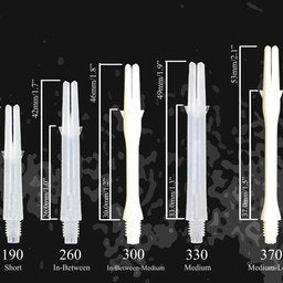 Tiges L-Style - L-Shaft Locked Straight - 190 - 33 mm - Transparent - vue secondaire