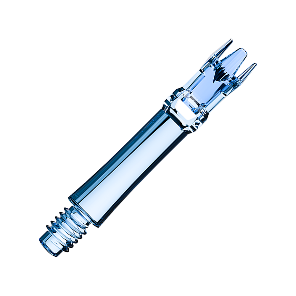 Tige bleu translucide L-Style 26 mm – détail