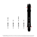 Repère de longueur tige L-System 33 mm