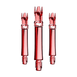 Lot de 3 tiges L-System rouge transparent 29,5 mm