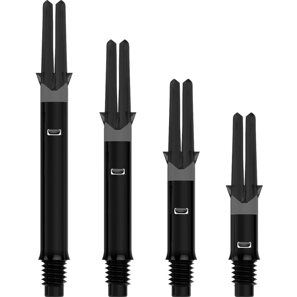 Tiges L-Style Silent Spin Noir – gamme de longueurs, dont la 260