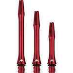 Tiges Mission Alicross rouge Tweenie – comparatif des longueurs Medium, Tweenie et Short