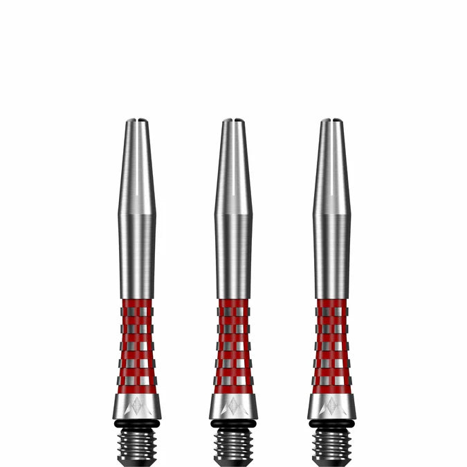 Tiges Mission Atom13 rouge argent 35 mm