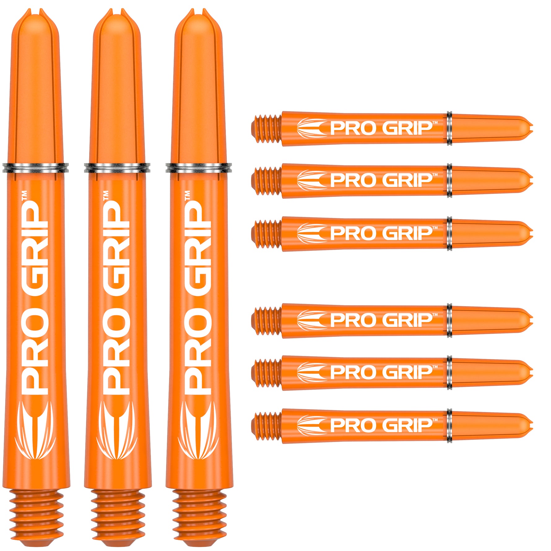 Tiges Pro Grip Orange Medium lot de 3