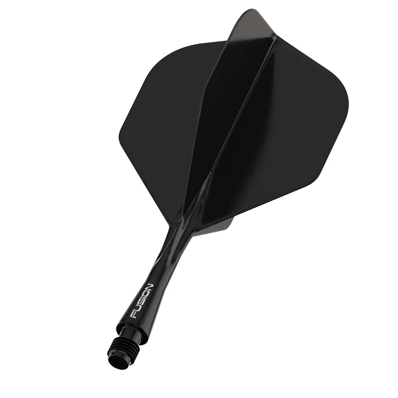 Ailettes et Tiges Intégrées Winmau Fusion Noir – Intermédiaire