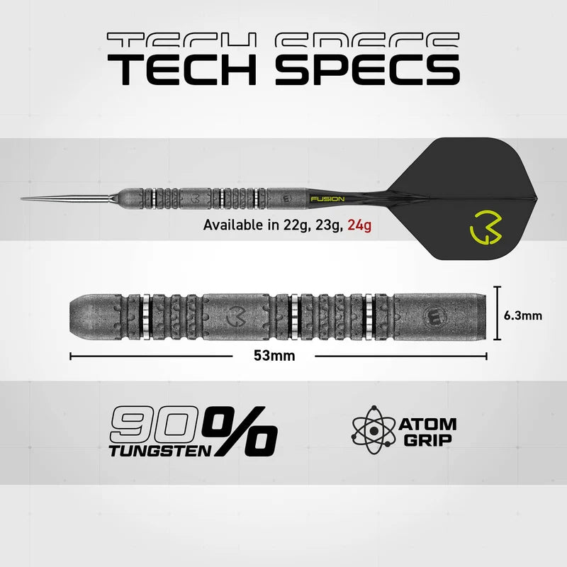 Winmau MvG Signature Edition 90% Switch Point - 24g - vue secondaire