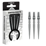 Pointes Acier Winmau Switch Point Groove Argent – 30 mm
